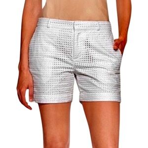 BANANA REPUBLIC White‎ Eyelet Short